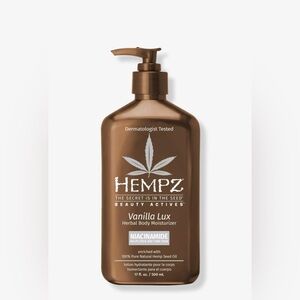 Hempz Vanilla Lux Herbal Body Moisturizer - Brown